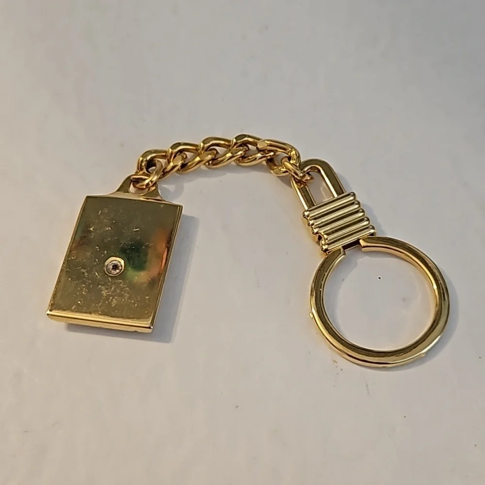 Goldtone Modern Style Key Chain